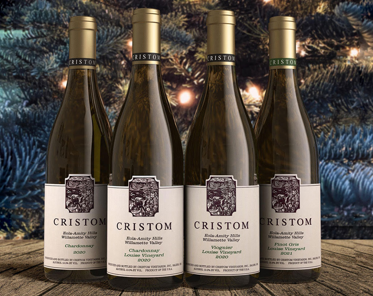 Snow-Whites Four bottles of Cristom Viognier