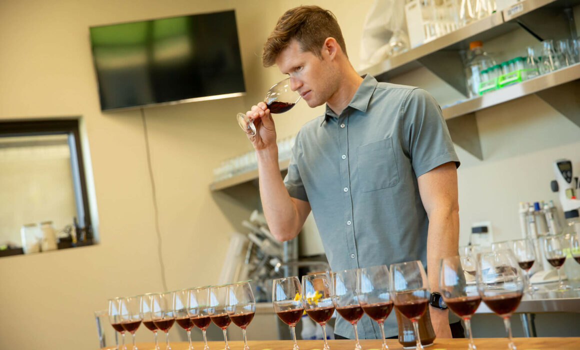 Cristom Vineyards Associate Winemaker Chris Butler