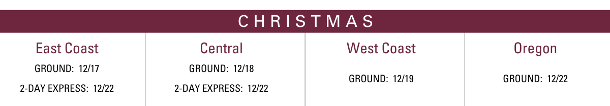2024 Xmas shipping deadlines_web Christmas 2024 shipping deadlines